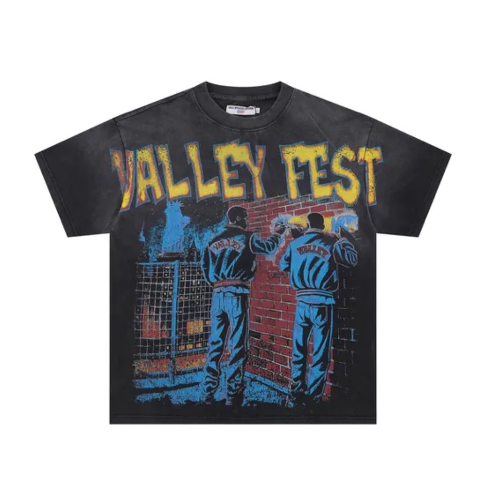 Black Graphic Short Sleeve Tee
